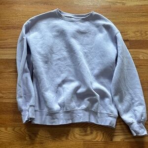Purple crew neck